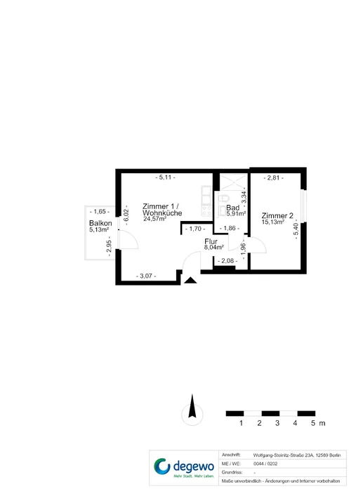 تصویر 2 Zimmerwohnung nahe Dämeritzsee sucht Nachmieter!