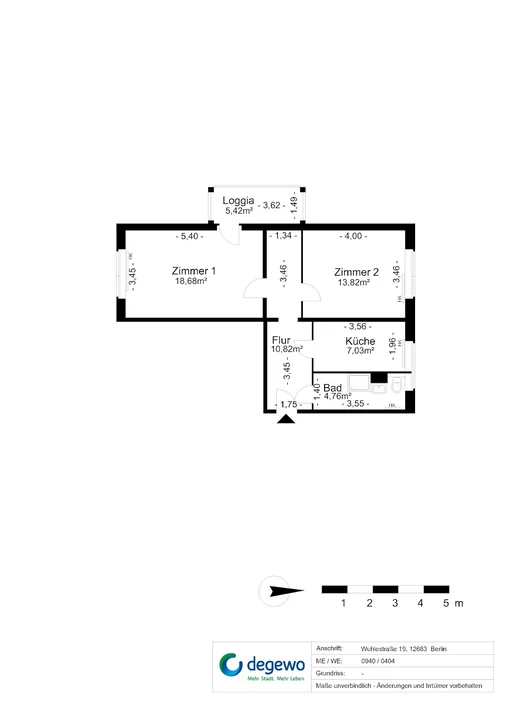 تصویر Nachmieter zum 01.11.2026 gesucht! 2-Zimmer Wohnung in ruhige Lage Nähe Gärten der Welt