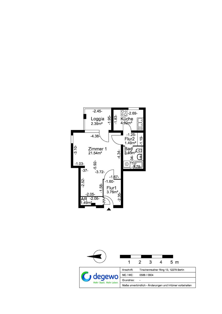 Schöne kleine Wohnung – Foto 15