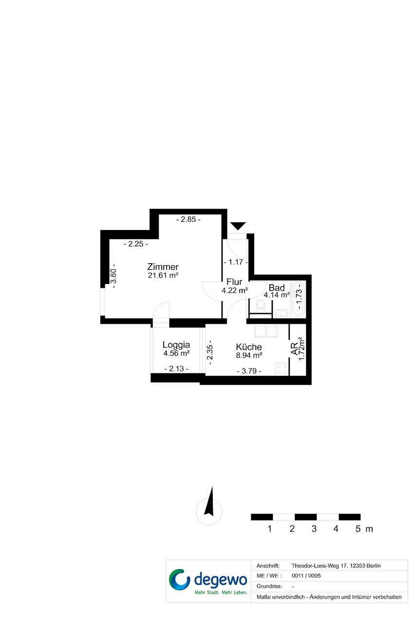 تصویر 1 Zimmer in der Gropiusstadt · Theodor-Loos-Weg 17, 12353 Berlin