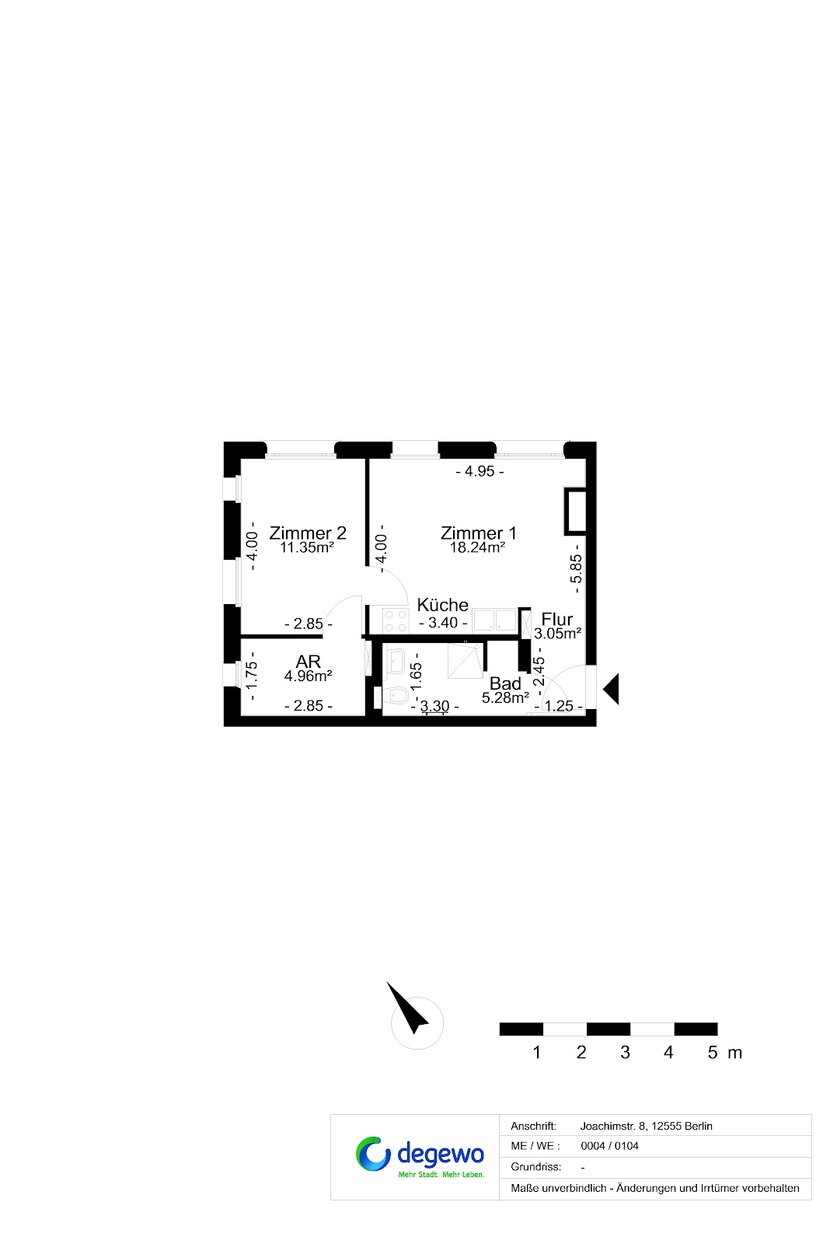 2 Zimmerwohnung in Köpenick – Foto 5