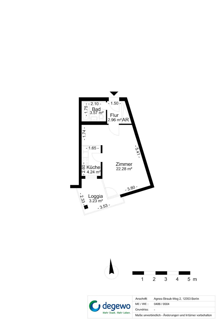 تصویر 1 Zimmer in der Gropiusstadt · Agnes-Straub-Weg 2, 12353 Berlin (2)