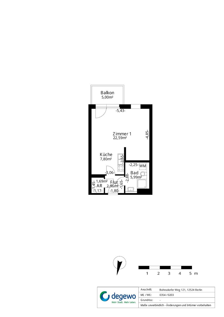 تصویر Nachmietende gesucht - 1-Zimmer-Wohnung im Quartier der Vielfalt
