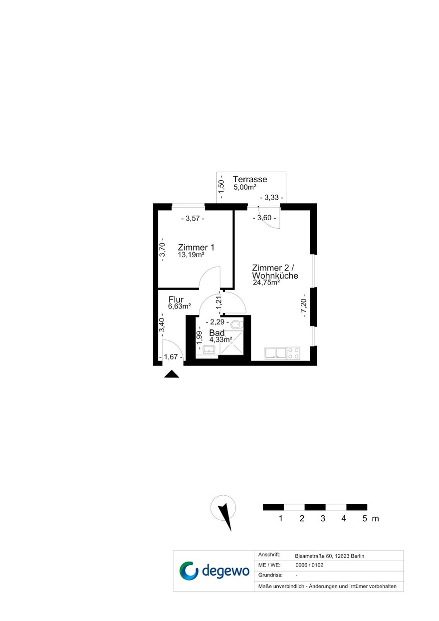 Neubau - Modernes Wohnen mit Komfort - 2-Zimmer Wohnung mit Terrasse - WBS 180 erforderlich! – Foto 13