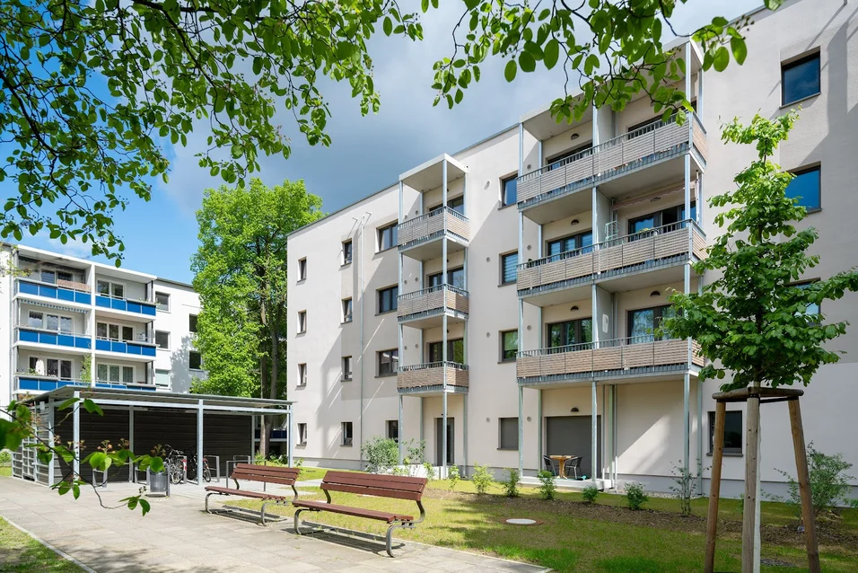 تصویر Modernes Wohnen im Grünen für Singles - WBS 140 erforderlich!
