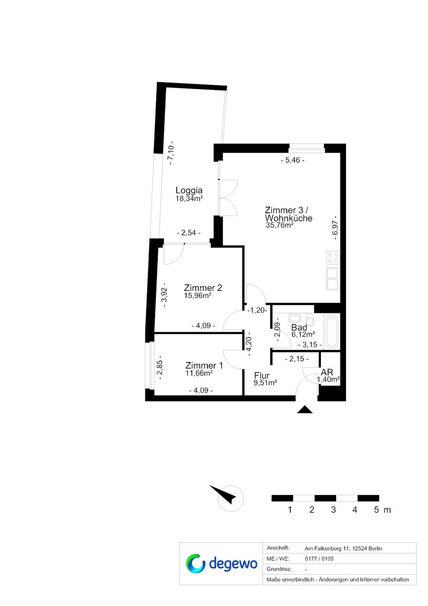 Küche inklusive - 3 Zimmerwohnung im Erstbezug – Foto 20