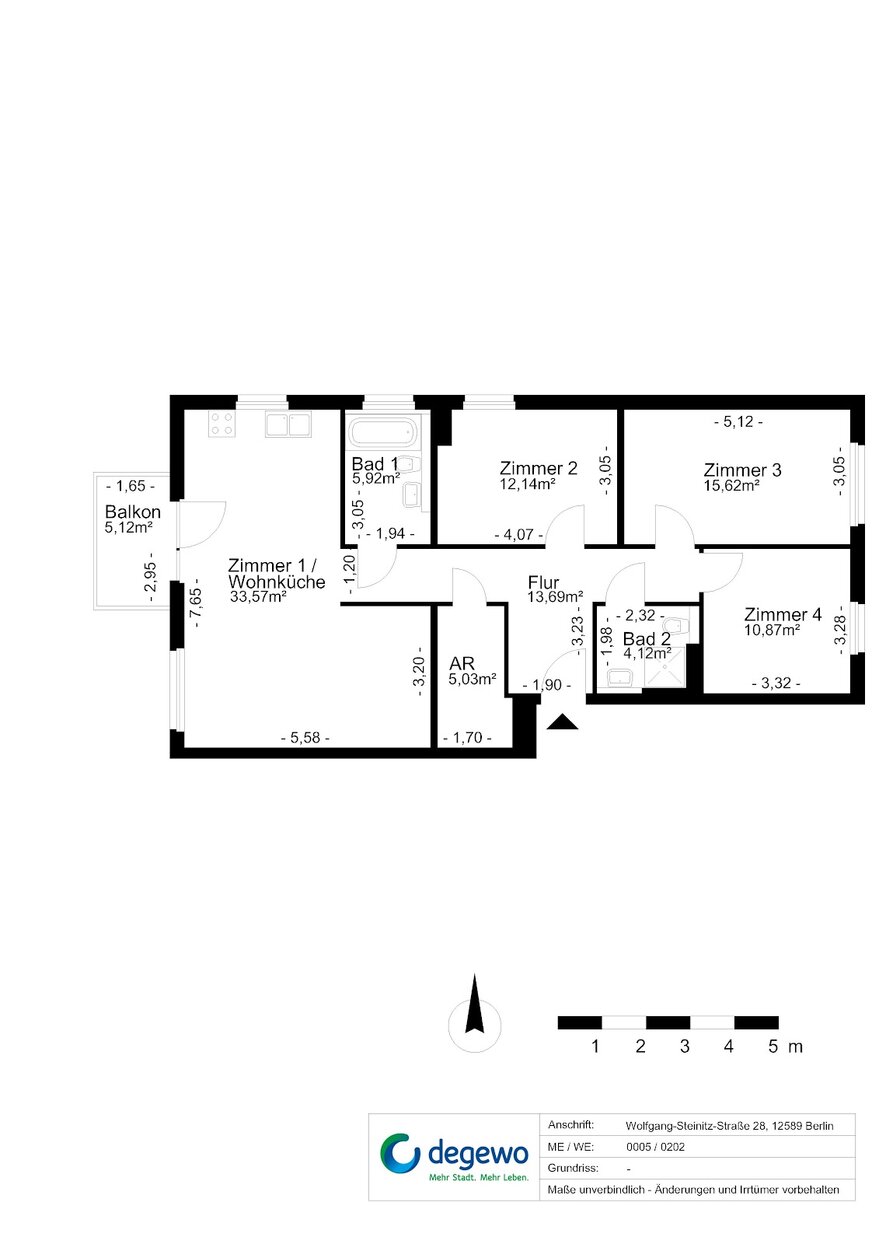 Wohnen zwischen Stadt und Natur - Moderne 4-Zimmer-Wohnung – Foto 16