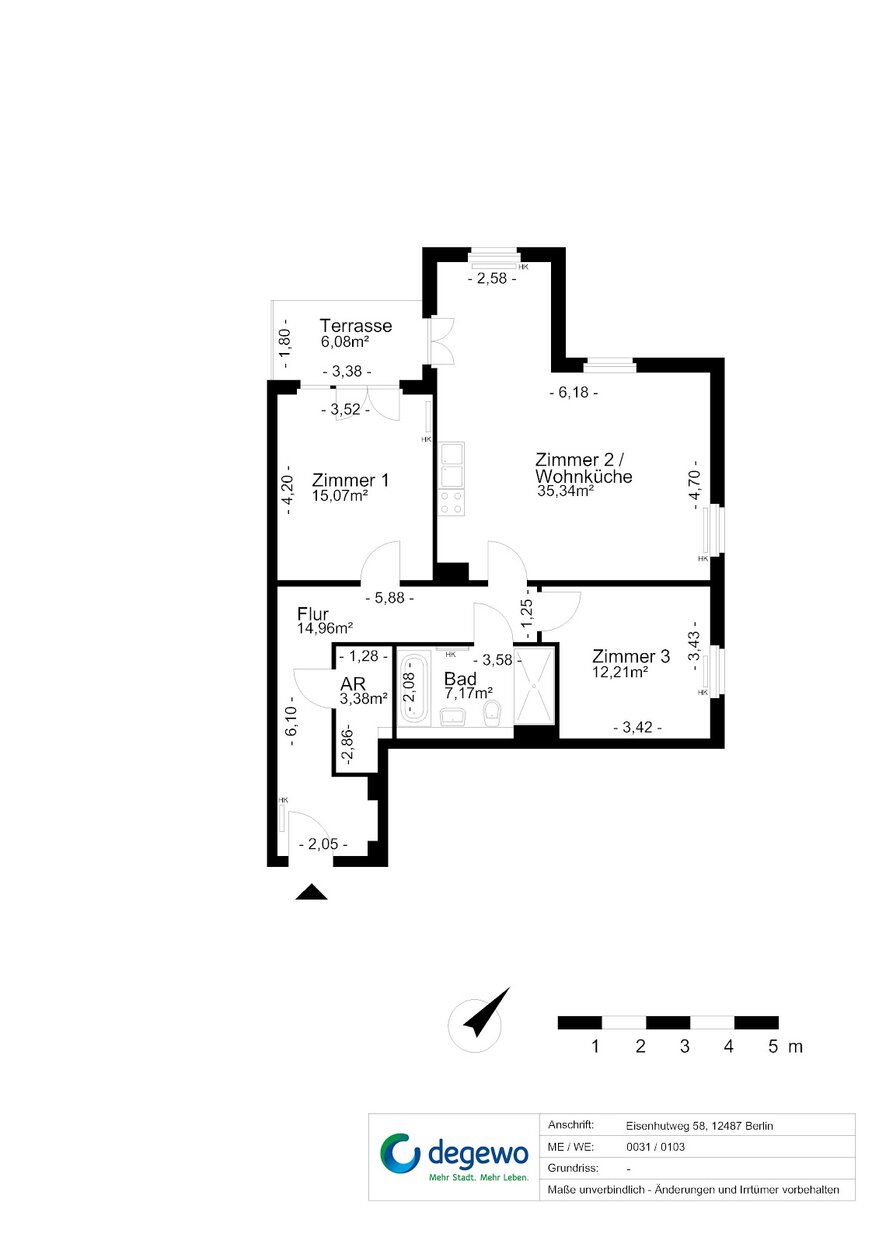 Schöne 3-Zimmer-Wohnung im Neubau – Foto 20