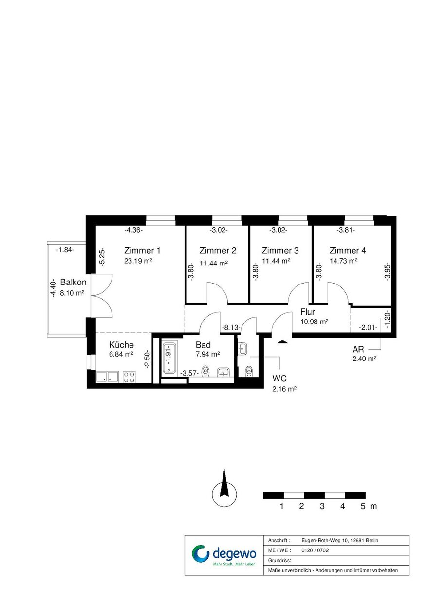 Wohnen im Neubau - 4-Zimmer Wohnung am Rande von Biesdorf - ohne WBS – Foto 14