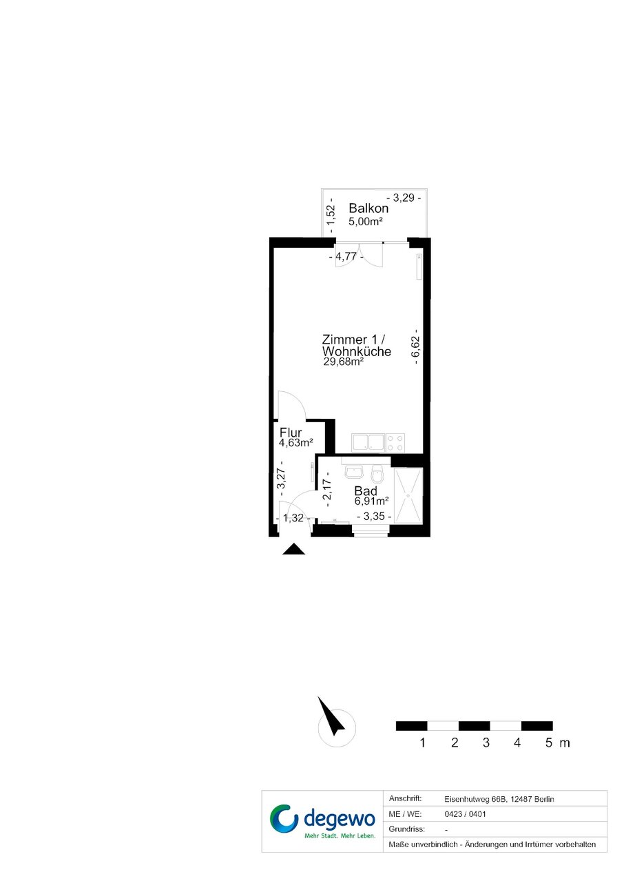تصویر 1-Zimmerwohnung sucht Nachmieter