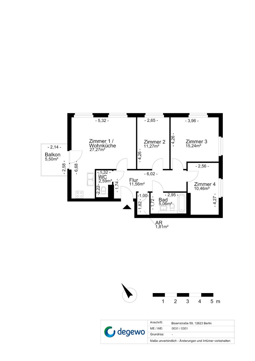Neubau - Viel Platz für neue Möglichkeiten - 4-Zimmer Wohnung mit Terrasse - WBS 180 erforderlich! – Foto 18
