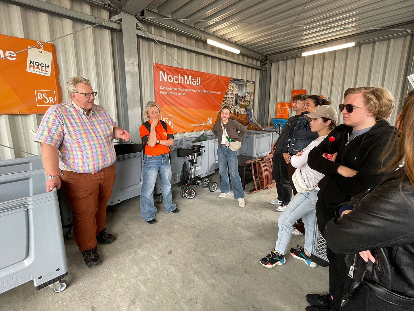 Azubis werden über die NochMall informiert