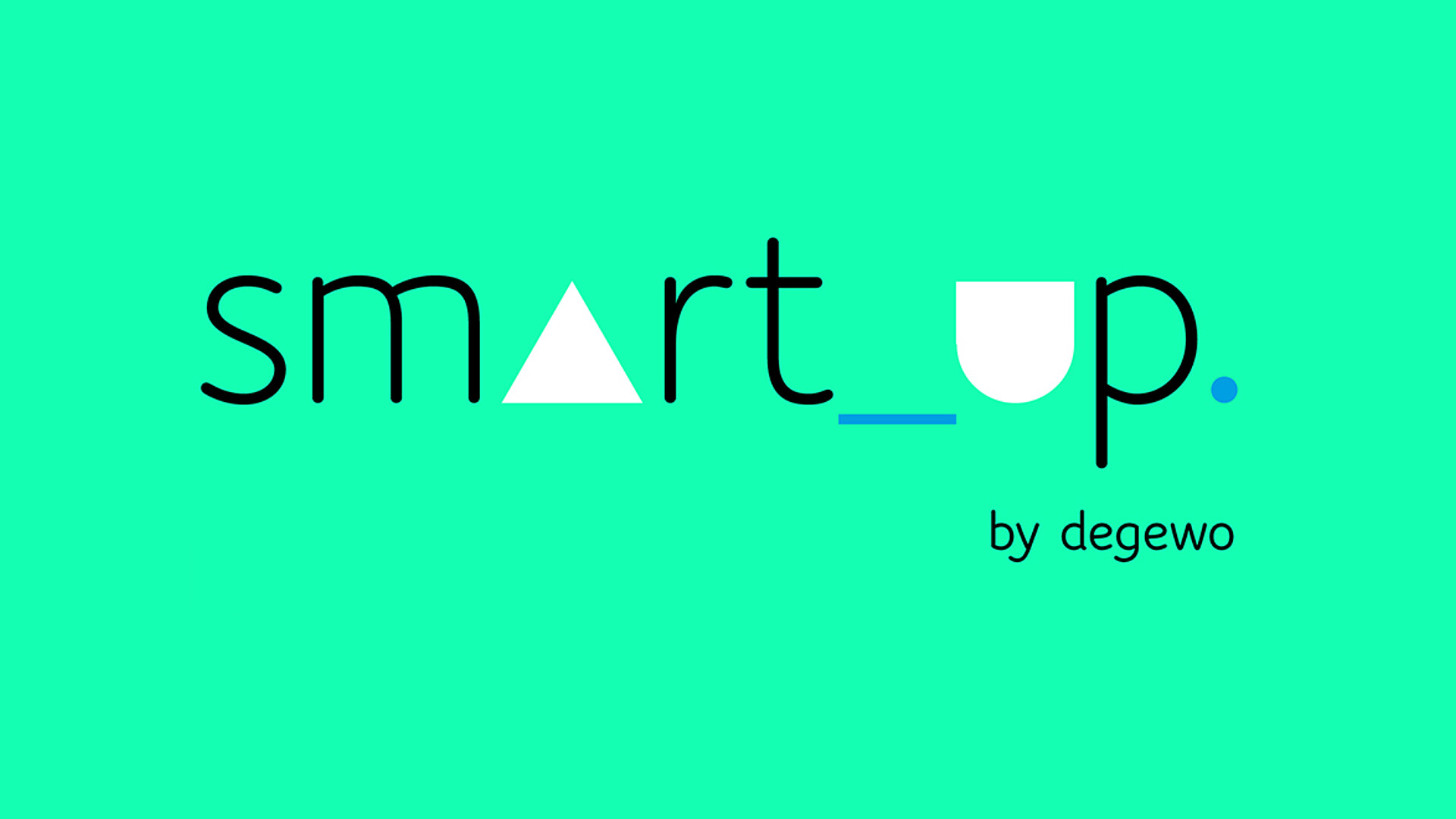 Logo des smart_up Wettbewerbs auf grünem Hintergrund